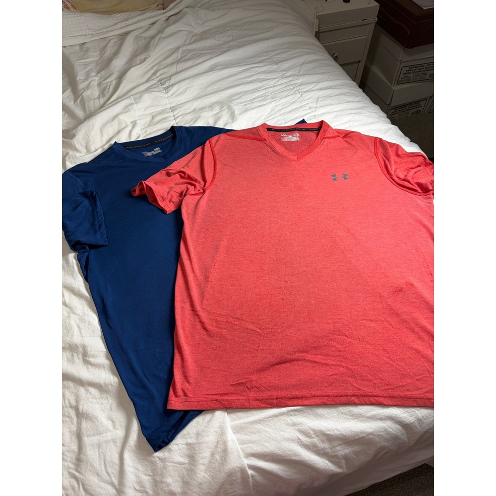 Under Armour HeatGear Threadborne Siro T-Shirt Bundle Activewear Gorpcore